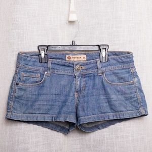 Light Wash Jean Shorts